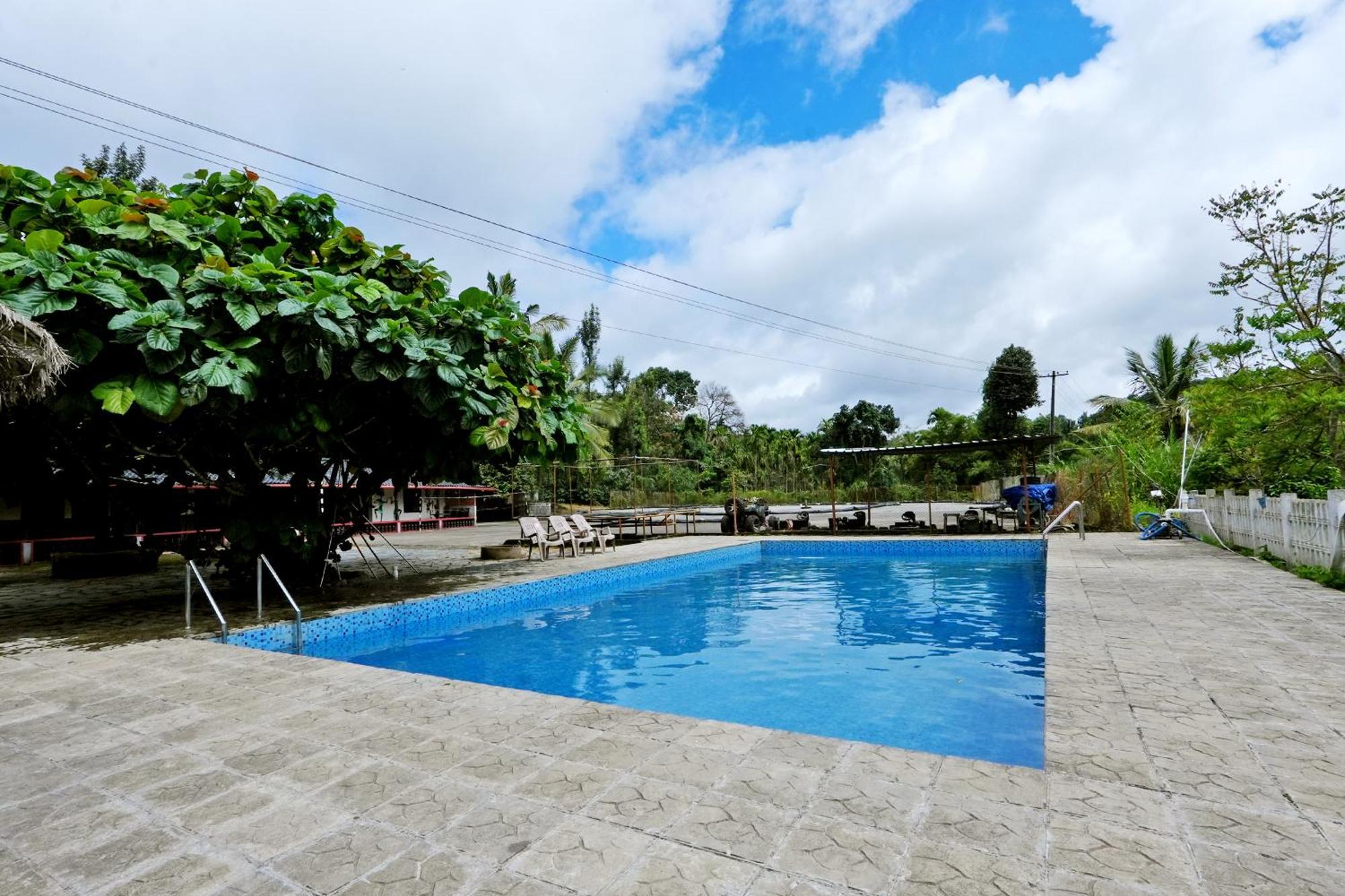 Leisure Homestay - Pool, Boating, Zipline, Home Food, Estate Chikmagalūr Exterior foto